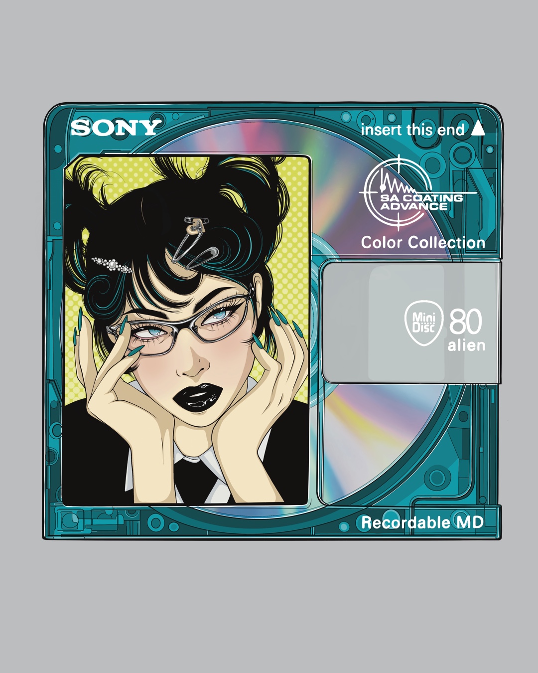 Illustration mini disk